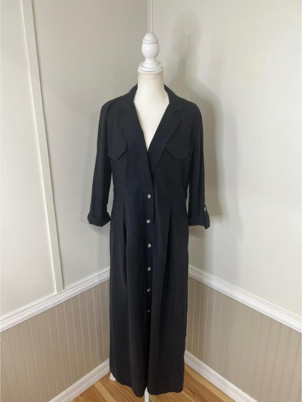 Zara Women's Black Shirt-dresses